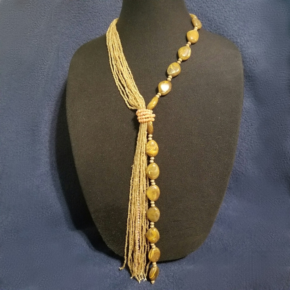 Ella Asymmetric Y-Necklace